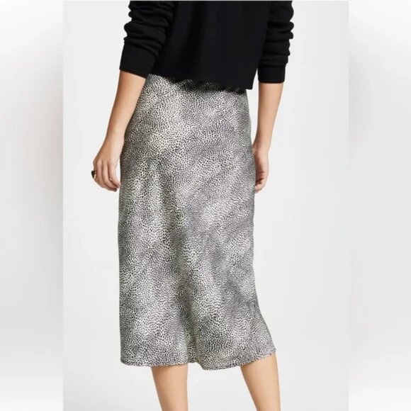 Renamed Leopard Print Slip Style Midi Skirt Womens Medium 90s Y2K Loud Luxury - Picture 11 of 12